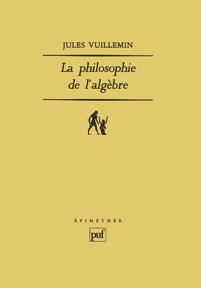 La Philosophie de l'algèbre