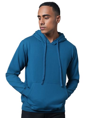 Image of HIGH Star Men's Cotton Hooded Neck Sweatshirt