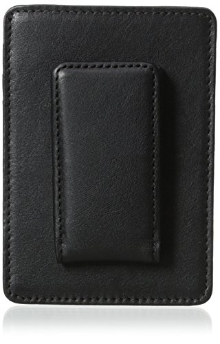Bosca Men's Wallet, Nappa Vitello Front Pocket Wallet, Black #TOP1