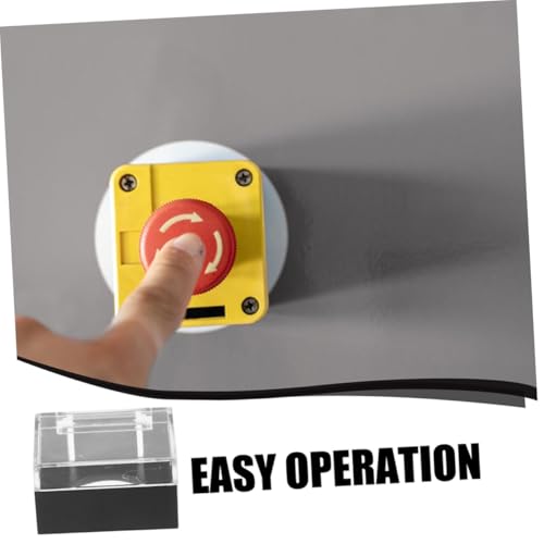 Cubierta para botones de interruptor SEWACC protector transparente de pared de 20 piezas 4