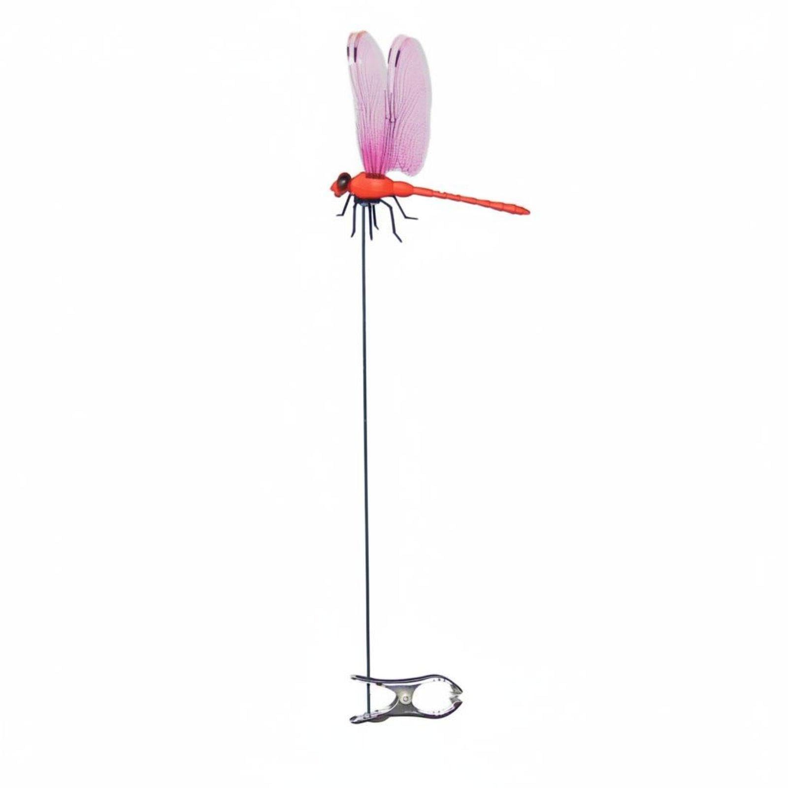Dragonfly Garden Decor Lifelike Design Dragonfly Plant Clipd Realistic Appearance for Gardeners, Flower Beds, Potted Plants, Balcony Red|Home & Garden| Home D?©cor| Floral D?©cor-image-41