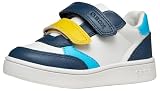 Geox B ECLYPER Boy A Sneaker, LT Navy/White, 26 EU