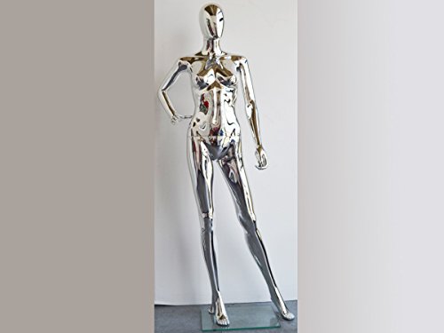 (PS-SF15SCEG) Female Egghead Plastic Mannequin, turnable and Removable Head.