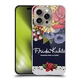 Head Case Designs 公式ライセンス Frida Kahlo Blooms レッド フローラル ハードバックケース Apple iPhone 16 Pro対応