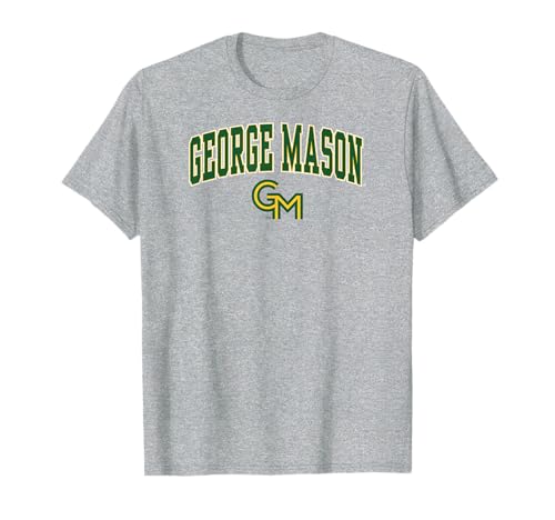 George Mason Patriots Arch Over Gray Officially Licensed T-Shirt