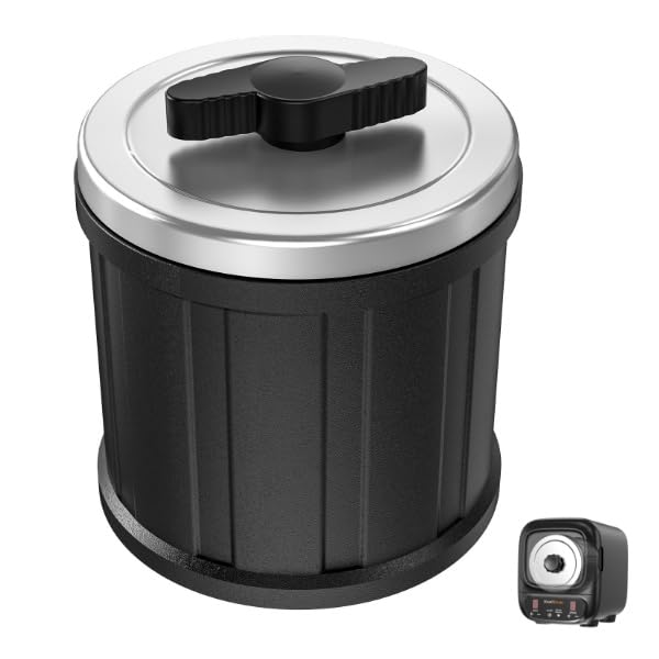 Rock Tonneau de rechange pour gobelet – 1,4 kg (12,7 x 12,7 cm), matériau en caoutchouc avec couvercle anti-fuite durable, compatible avec C1ProMax