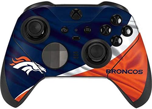 Skinit Decal Gaming Skin Compatible with Xbox Elite Wireless Controller Series 2 - Officially Licensed NFL Denver Broncos Design