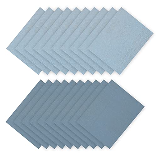 uxcell 25pcs 5000 and 8000 Grits Wet Dry Waterproof Sandpaper Assortment 9-inch X 11-inch Abrasive Paper Sheets for Wood Furniture Metal Polishing