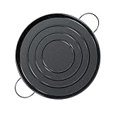 GRISUN Paella Pan 24 inches | Enameled Paella Pan for 19 Servings | Nonstick Pan for Authentic Spanish Dishes | Enameled Skillet Ideal for Restaurants and Home Cooking