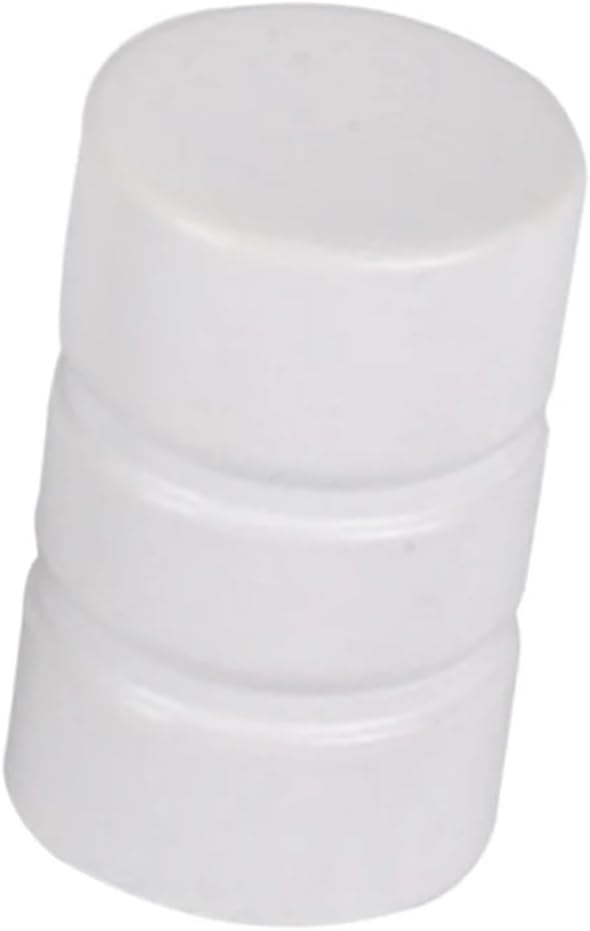 Curtain head, Curtain Rod Finials 8mm Pole Covers Pack of 4 White and Black Multiple Sizes(Black K)