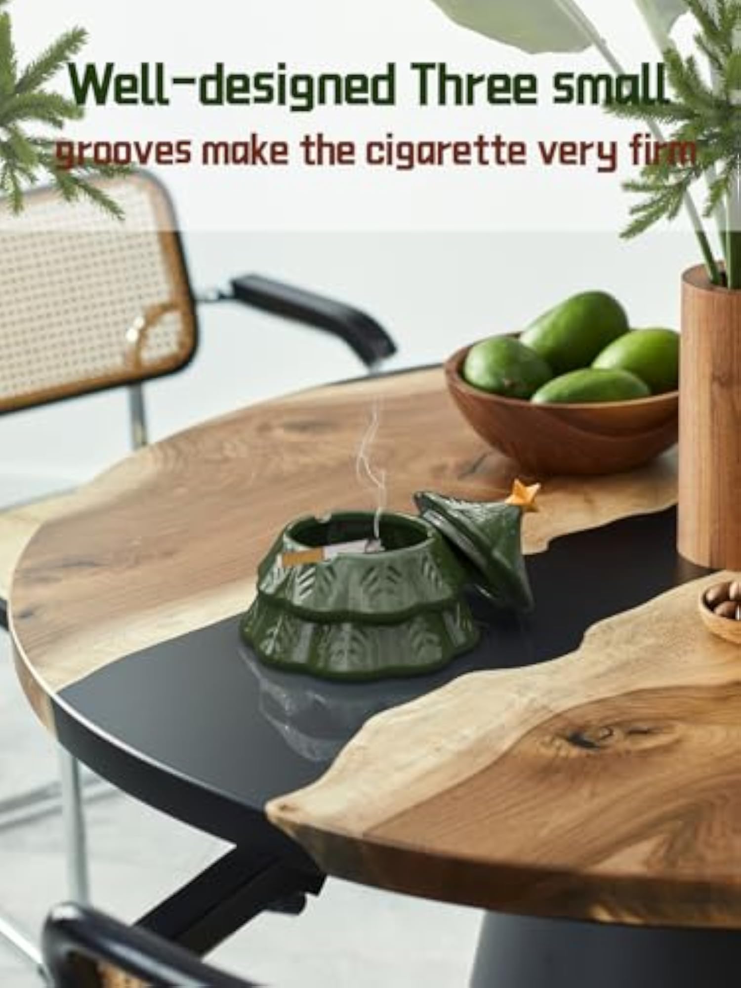 Christmas Tree-Shaped Stylish Ashtray