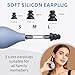 Mokarcoco Ear Pressure Relief Suction Device, Airplane Ear Tinnitus Relief Through Inner Ear Pressure Balance, Instant Relief for Ear Pressure, Tinnitus & Migraines,3 Sizes Earplug