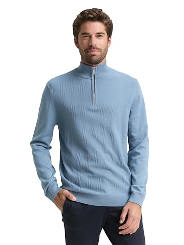 Pull TOM TAILOR Homme 1048722 tricot léger idéal pour le bureau et les sorties