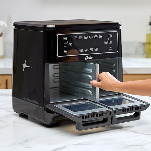 Oster 11-Quart Flex Air Fryer Oven, Dual Cooking Zones and 6 Cooking Functions, 2 Frying Baskets by Oster - Image 8
