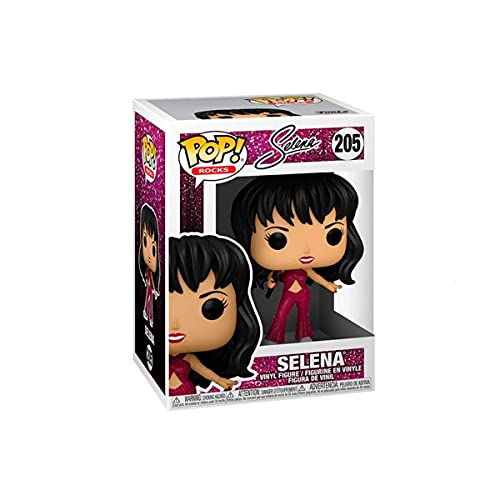 Funko 54475 Pop Rocks: Selena (Burgundy Outfit) Multicolore - Les Beatles, Paul McCartney, John Lennon, RIngo Starr, George Harrison Funko 54475 Pop Rocks: Selena (Burgundy Outfit) Multicolore – Image 4