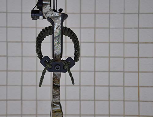 Hzutuzh 250 Paracord Bow Archery Wrist Sling - Multi Functional Survival Compound Bow Wrist Sling For Hunting & Shooting - No Stabilizer Needed - Successive Length 20 Feet (Green) #TOP1