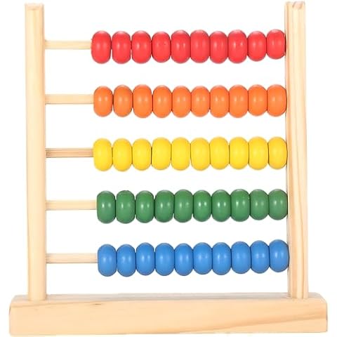 MAGIKON Miniature Counting Frame,5 Rows,Learning Mathematics Abacus Cover