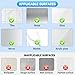 TACGEA Suction Cup Hooks for Shower, Powerful Vacuum Shower Hook for Towel, Robe, Loofah - Reuseable and Removeable Bathroom Hook, Gray, 6 Pack