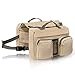 YOUTHINK Alforja Paquete táctico para Perros Mochila de Lona Resistente al Aire Libre Viaje Camping Senderismo Silla de Montar Bolsa Lateral Correas Ajustables Mochila para Perro Mediano Grande
