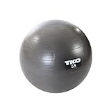 TKO Anti-Burst Fitness Ball (55cm) with Pump and Instruction Chart