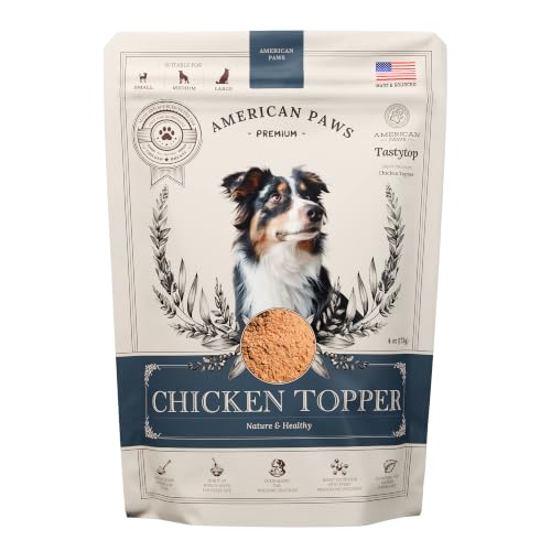 Image of American Paws Chicken Dog Food Topper, 100% Chicken Breast, USA (4 oz)