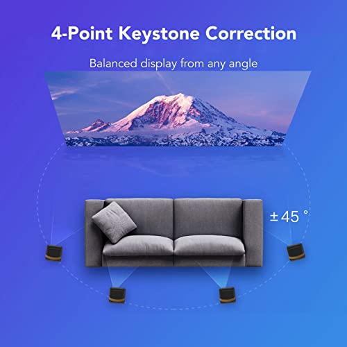 Wemax Dice Portable Projector, Mini Outdoor Projectors 4K Supported For Movie, 3 Hrs Battery Video Time, Android Tv, 1080P Full Hd, Dual Dolby Audio Dts-Hd Speakers, Auto Focus, Auto Keystone #TOP4