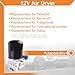 GELUOXI 12V Air Dryer 801266 Replacement for Peterbilt, Kenworth, International Prostar, Freightliner #5010694 5010695, 5015533