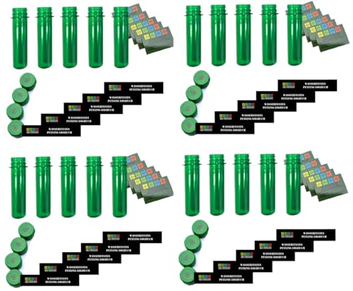 geo-versand Geocaching Petling Set - ab 5 Stück - Inkl Logbücher wasserfest Geocache Versteck Set Paket (20er Set (80 TLG))