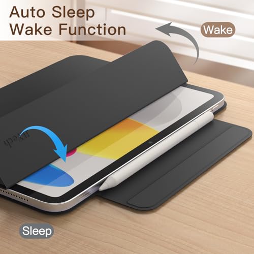 JETech Magnetic Case for iPad (A16) 11th/10th Generation (2025/2022), Magnetic Attachment, Slim Tablet Cover with Auto Wake/Sleep (Black) by JETech - Image 5