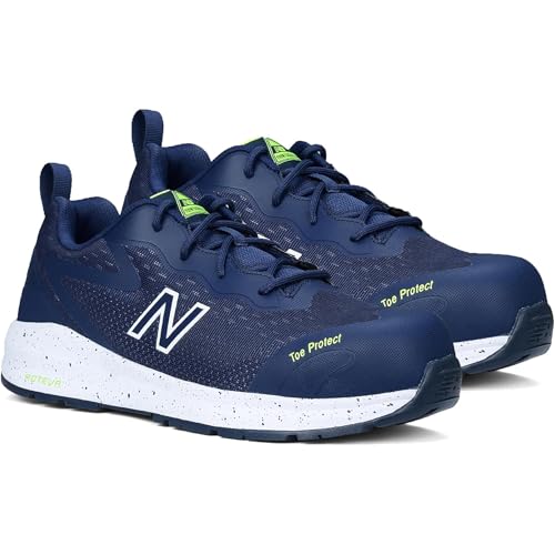 New Balance Logic Composite Toe Men's Industrial Work Shoes, Navy/Lime, Size 12, Comfortable & Lightweight Work Shoes for Men, Electric Hazard, Puncture & Slip Resistant by New Balance - Image 7