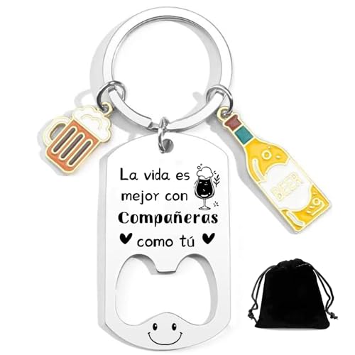 Imagen de XWXWXW Regalo Compañera Trabajo Llavero Compañeros Regalo Despedida Compañera De Trabajo Llavero Compañeros De Trabajo