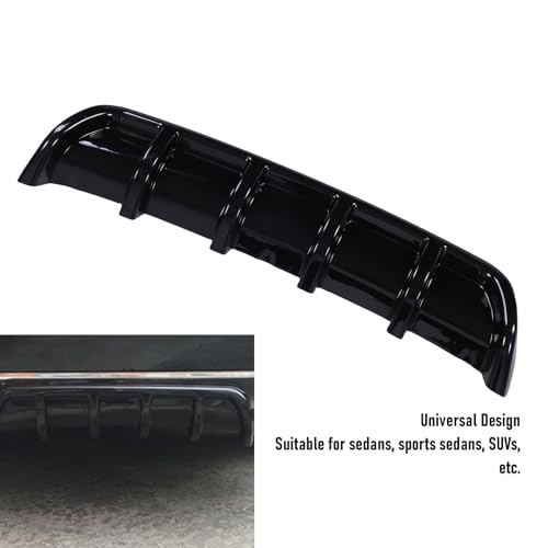 Lèvre de diffuseur de pare-chocs arrière fin pour tuning de voiture et SUV - 4