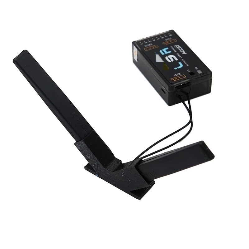 Supporto for Antenna da 5 Pezzi for Ricevitore X8R X6R L9R Stampato in 3D RC Drone FPV Racing Rotore(5pcs Black)