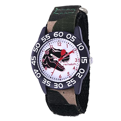 Image of Red Balloon Kids' Plastic Time Teacher Analog Quartz Nylon Strap Watch