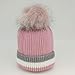 Produktbild FHJZXDGHNXFGH-DE Herbst und Winter Super Wollmütze warmen Haarknäuel gestreiften Hut Kinder Babymütze Stricken