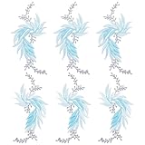 Facile à utiliser:il suffit de placer l'applique sur le tissu et de la chauffer avec un fer à repasser pendant un moment pour la fixer fermement sur le tissu. Cette applique peut non seulement décorer les vêtements, sacs et autres articles, mais aussi montrer votre personnalité et votre goût uniques.