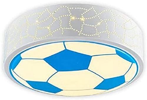 Children's Room Ceiling Lamp, Football Design, Children's Room LED Eye Protection Ceiling Lamp, Kindergarten Lamp, White Light E27