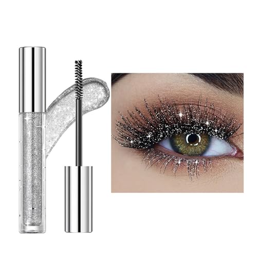 Glitter Mascara - 27.5g Water Proof Curling Eyelash Booster Mascara | Waterproof Excellence, Long Lasting Charming Voluminous for Women Halloween Eye Makeup