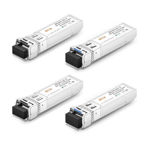 6COMGIGA 10G BiDi SFP+ �g�����V�[�o�[�A10GBase-BIDI 1270nm/1330nm SMF�A�ő�60km�ACisco�AUbiquiti�AD-Link�ASupermicro�ANetgear�A���̑��̃I�[�v���X�C�b�`�ɑΉ�
