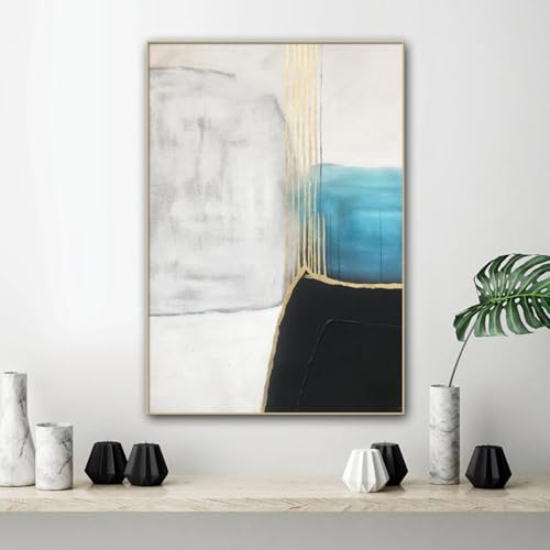 Impression abstraite haut de gamme toile murale encadrée 50x60cm art moderne