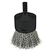 Weiler 10022 1" Crimped Wire End Brush, .0104" Stainless Steel Fill, Made in the USA