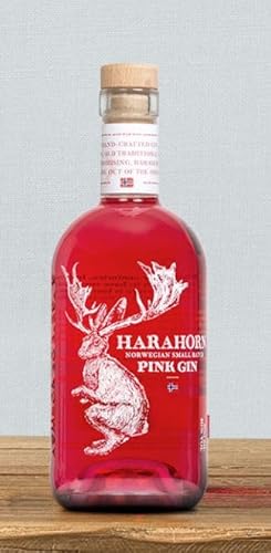 Harahorn I Norwegian Small Batch Pink Gin I 500 ml Flasche I 46% Volumen