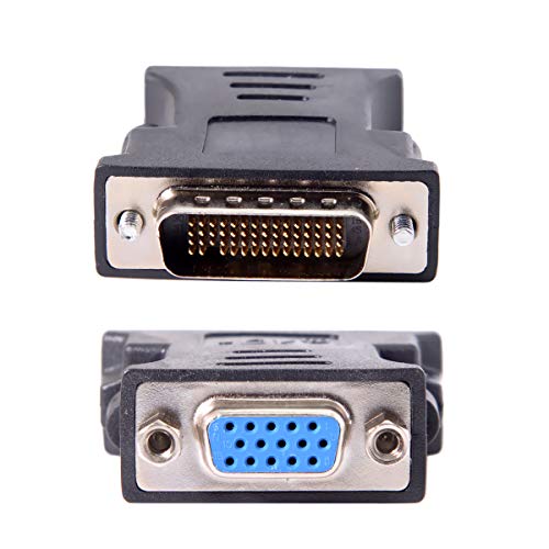 Image of Cablecc LFH 60Pin DMS-59Pin Male to VGA RGB 15Pin Female Extension Monitor Adapter for PC Graphics Card GPU