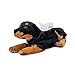 Xiaoahua 46 cm simulato Cane Tigre Leopardo Giocattolo farcito Scatola di Tessuto Animale Titolare Carta igienica Copertura casa Auto Decor Peluche 46 cmincludingtail Rottweiler Cane