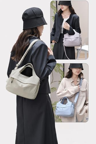 Bolso Hobo de Nylon Para Mujer Estilo Slouchy miniatura 3