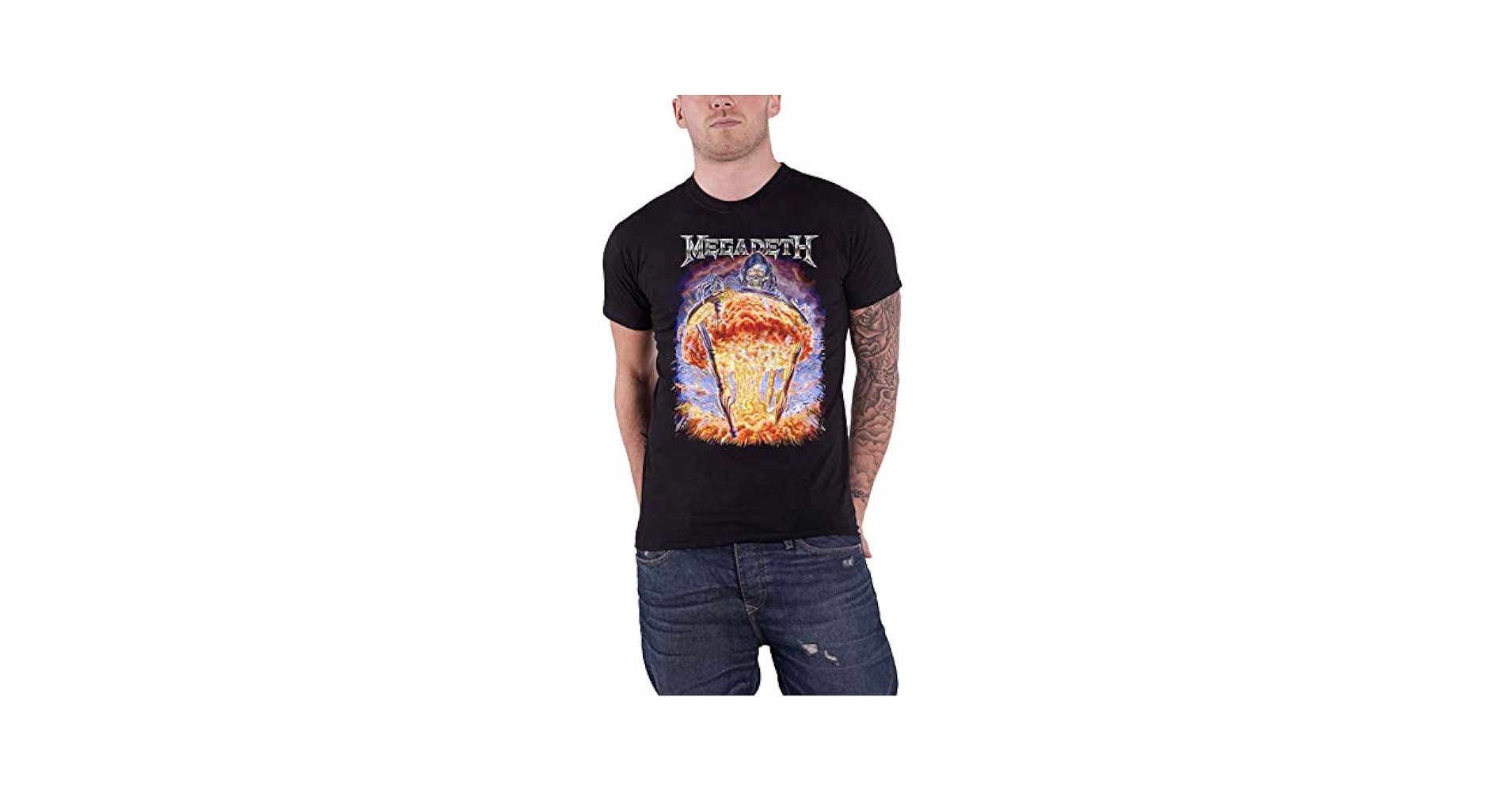 Megadeth T Shirt Countdown to Extinction Band Logo New