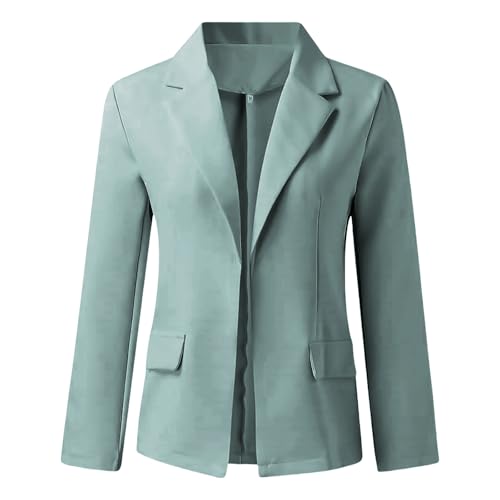 Women's Business Casual Blazers Slim Fit Jackets Open Front Work Office Blazer Long Sleeve Coat Summer Lightweight Suit3