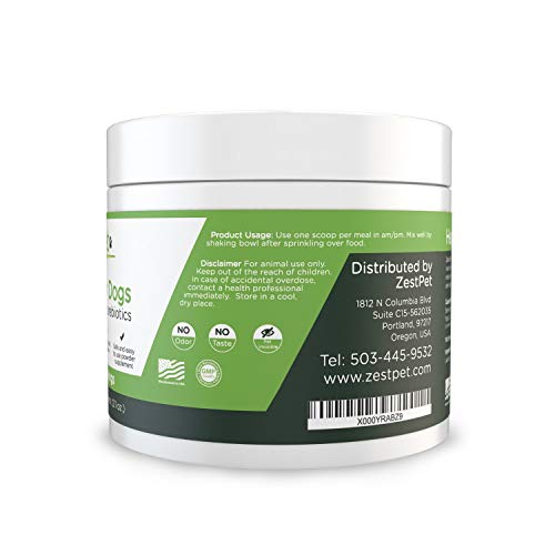 Zestpet Probiotics For Dogs With Prebiotics Pet Invisible Powder Supplement, 100 Per Cent Satisfaction Guarantee #TOP1