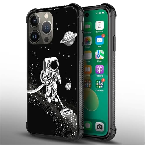 Coque iPhone 14 Pro astronaute en polycarbonate rigide antichoc - 2
