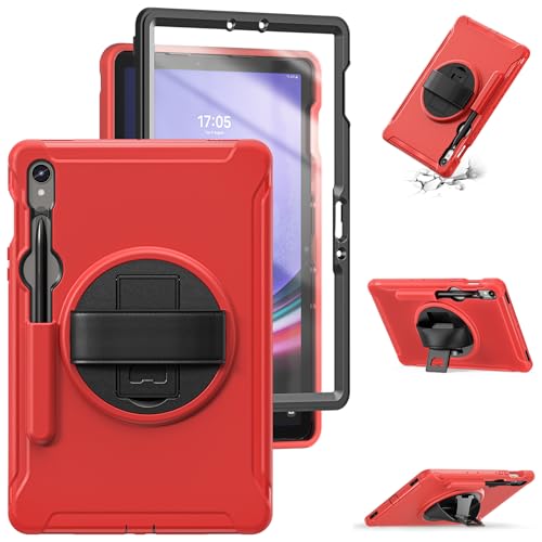 Coque Samsung Galaxy Tab S10 Lite rouge intégrale antichoc